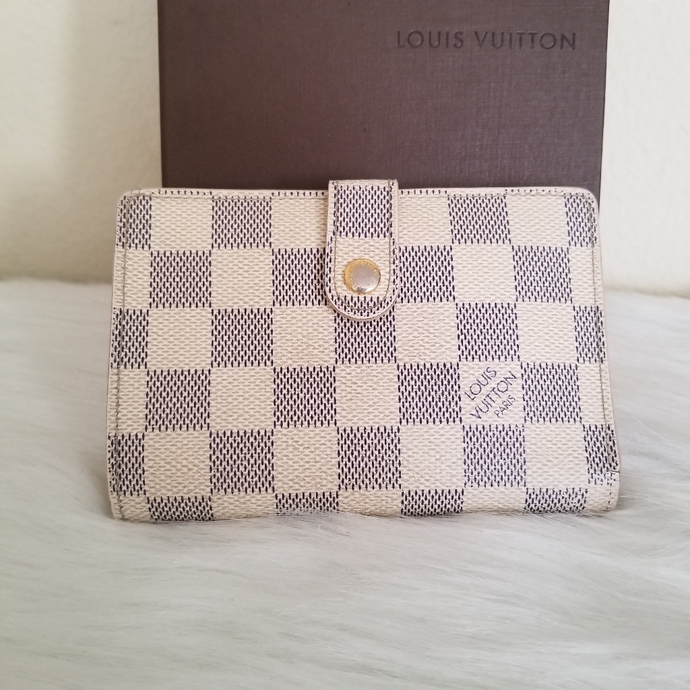 Authentic Louis Vuitton compact wallet Azure